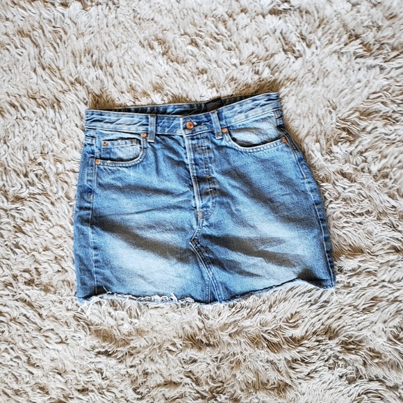 Denim Mini Skirt - Picture 1 of 2